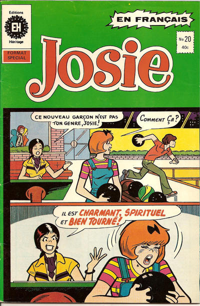 Cover for Josie (Editions Héritage, 1974 series) #20
