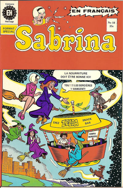 Cover for Sabrina La Jeune Sorcière (Editions Héritage, 1973 series) #18