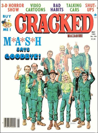 Cover for Cracked (Major Publications, 1958 series) #194