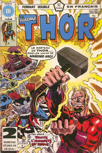 Cover for Le Puissant Thor (Editions Héritage, 1972 series) #95/96