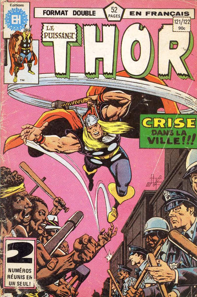 Cover for Le Puissant Thor (Editions Héritage, 1972 series) #121/122