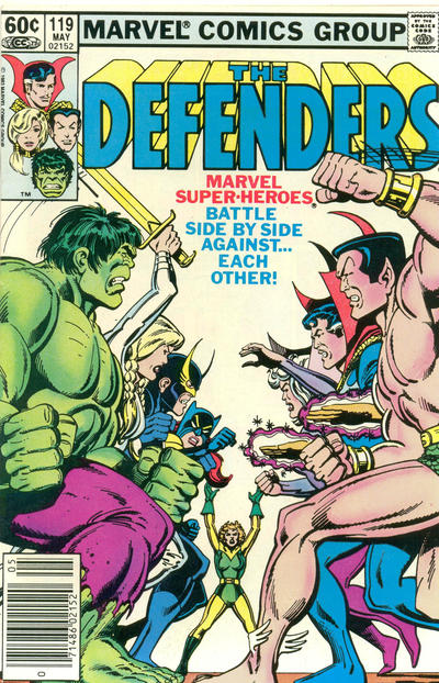 Cover for The Defenders (Marvel, 1972 series) #119 [Newsstand]