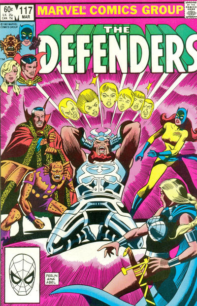 Cover for The Defenders (Marvel, 1972 series) #117 [Direct]
