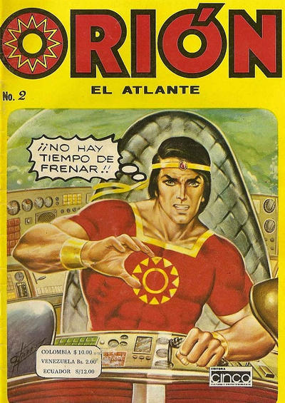 Cover for Orion, El Atlante (Editora Cinco, 1982 series) #2