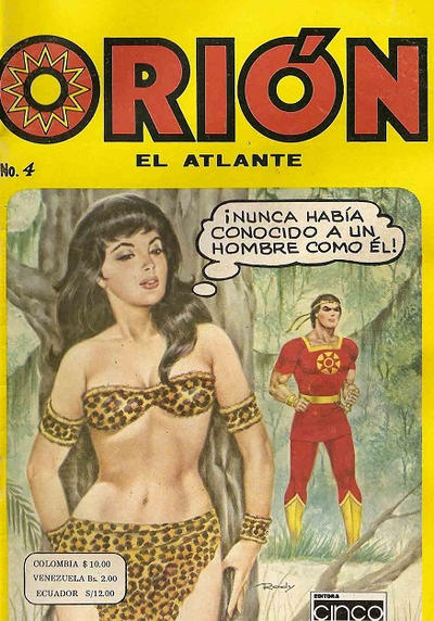 Cover for Orion, El Atlante (Editora Cinco, 1982 series) #4