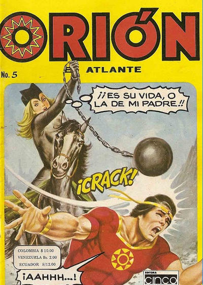 Cover for Orion, El Atlante (Editora Cinco, 1982 series) #5