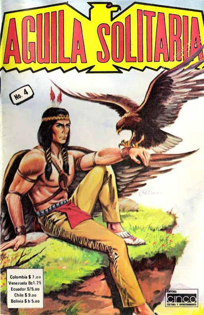 Cover for Aguila Solitaria (Editora Cinco, 1976 series) #4