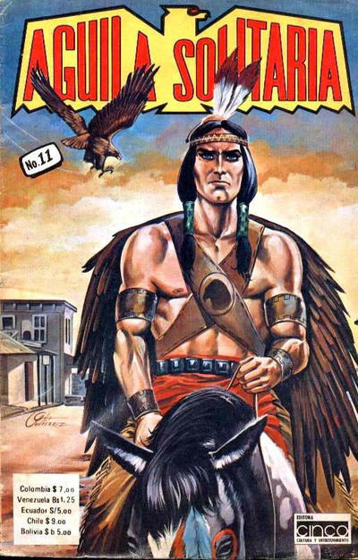 Cover for Aguila Solitaria (Editora Cinco, 1976 series) #11