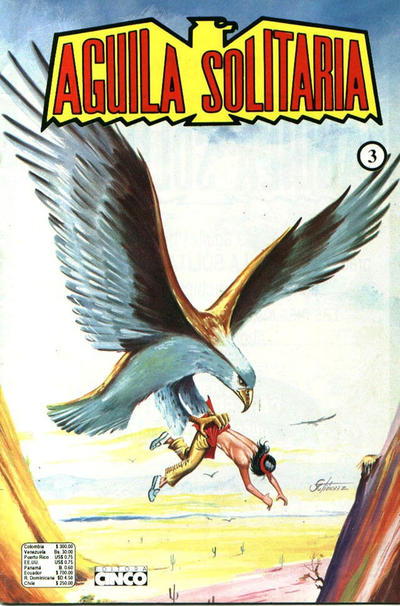 Cover for Aguila Solitaria (Editora Cinco, 1976 series) #3
