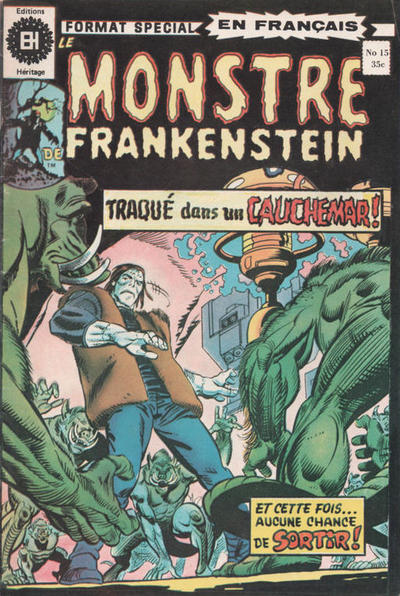 Cover for Le Monstre de Frankenstein (Editions Héritage, 1973 series) #15