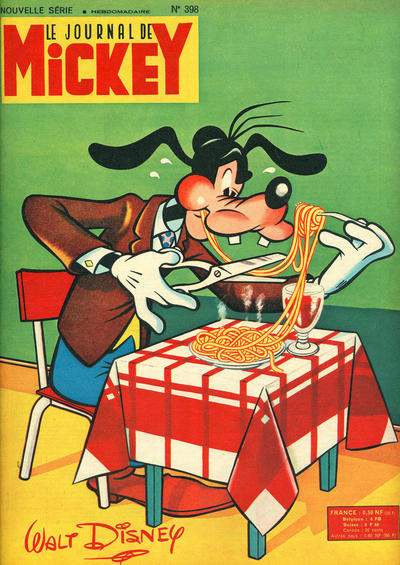 Cover for Le Journal de Mickey (Hachette, 1952 series) #398