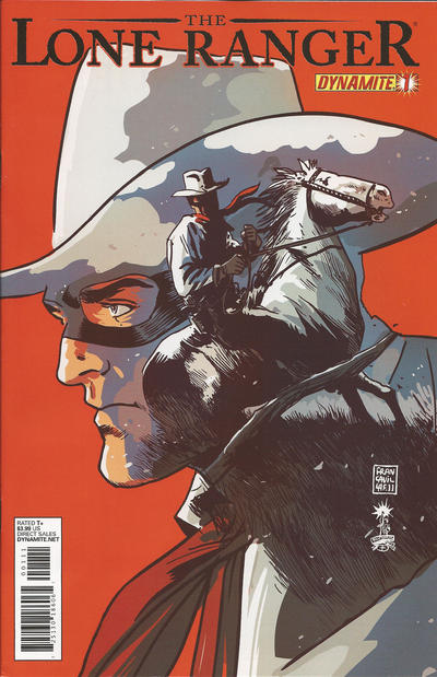 Cover for The Lone Ranger (Dynamite Entertainment, 2012 series) #1 [Cover B - Francesco Francavilla]