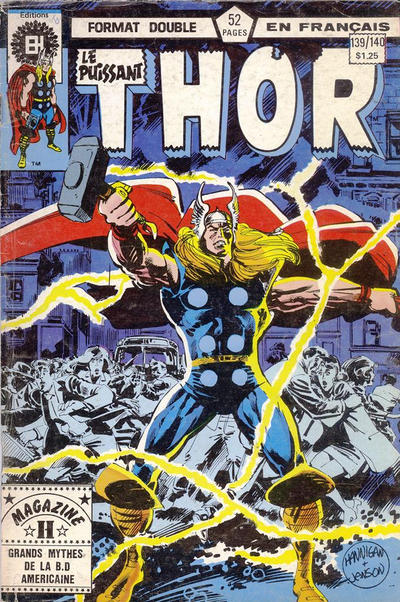 Cover for Le Puissant Thor (Editions Héritage, 1972 series) #139/140