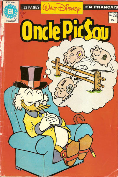 Cover for Oncle Picsou (Editions Héritage, 1978 ? series) #28