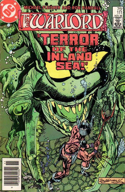 Cover for Warlord (DC, 1976 series) #111 [Newsstand]