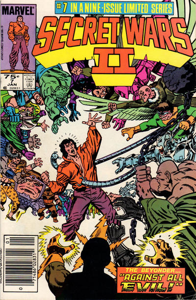 Cover for Secret Wars II (Marvel, 1985 series) #7 [Newsstand]