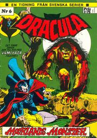 Cover Thumbnail for Dracula (Svenska serier, 1972 series) #6