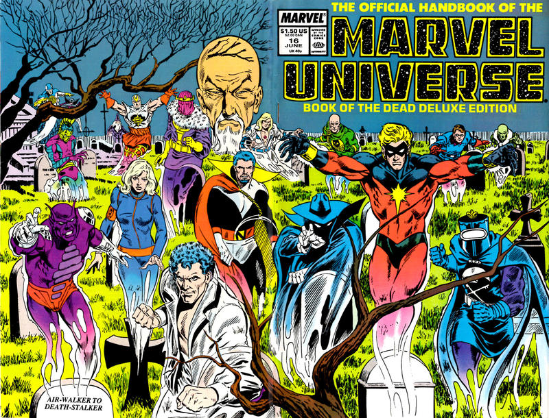 Cover for The Official Handbook of the Marvel Universe Deluxe Edition (Marvel, 1985 series) #16 [Direct]