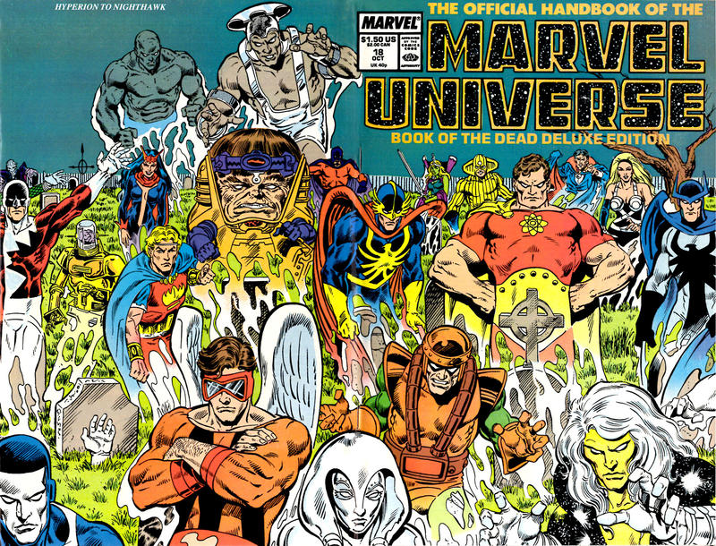 Cover for The Official Handbook of the Marvel Universe Deluxe Edition (Marvel, 1985 series) #18