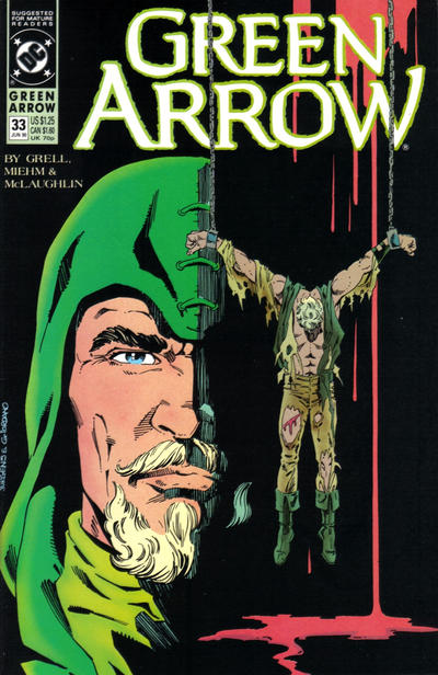 Cover for Green Arrow (DC, 1988 series) #33