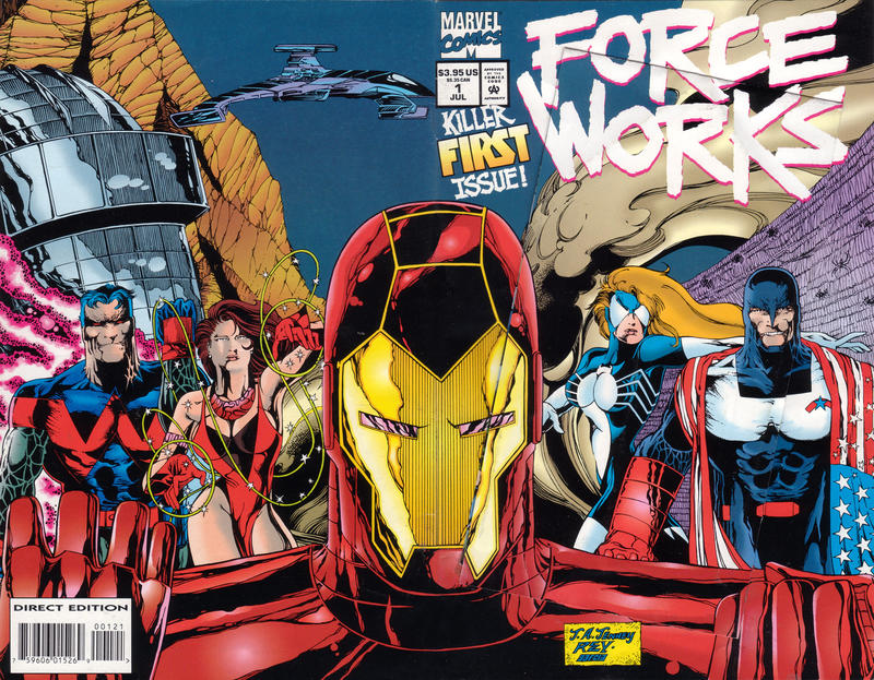 Cover for Force Works (Marvel, 1994 series) #1 [Direct Edition]