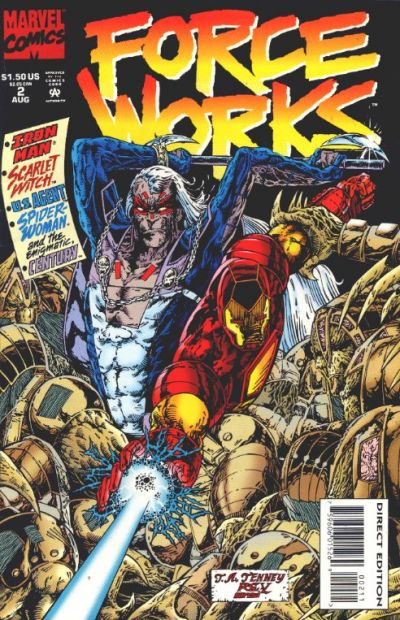 Cover for Force Works (Marvel, 1994 series) #2 [Direct Edition]