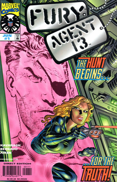 Cover for Fury / Agent 13 (Marvel, 1998 series) #1