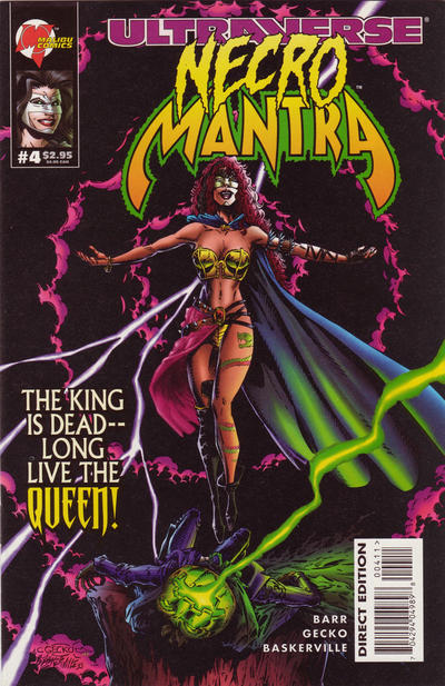 Cover for Lord Pumpkin / Necromantra (Malibu, 1995 series) #4 [Necromantra Cover]