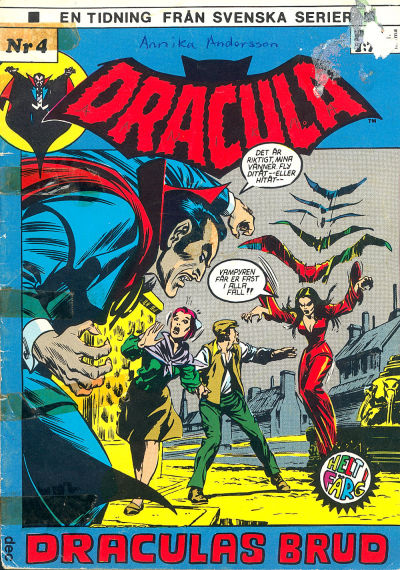 Cover for Dracula (Svenska serier, 1972 series) #4