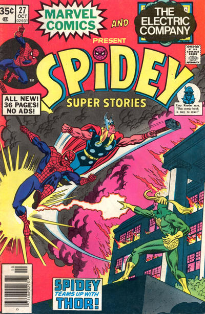 Cover for Spidey Super Stories (Marvel, 1974 series) #27