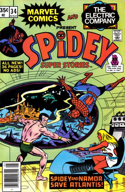 Cover for Spidey Super Stories (Marvel, 1974 series) #34