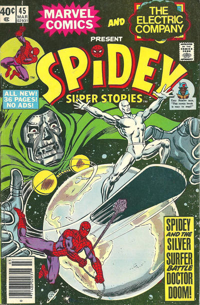 Cover for Spidey Super Stories (Marvel, 1974 series) #45