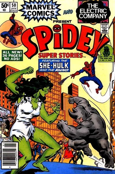 Cover for Spidey Super Stories (Marvel, 1974 series) #50