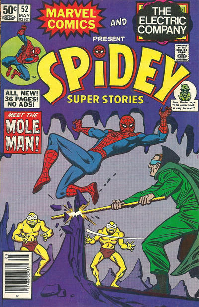 Cover for Spidey Super Stories (Marvel, 1974 series) #52