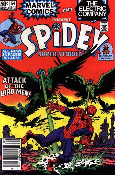 Cover for Spidey Super Stories (Marvel, 1974 series) #54