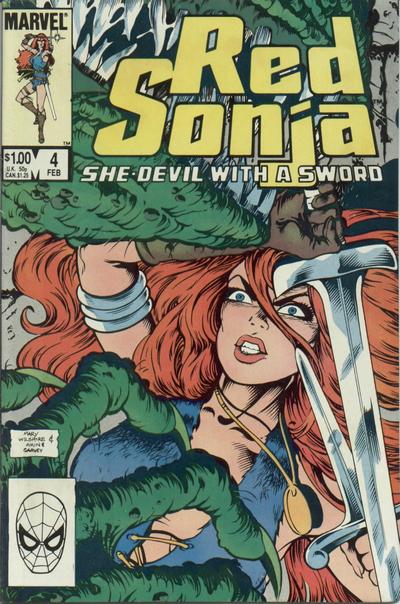 Cover for Red Sonja (Marvel, 1983 series) #4 [Direct]
