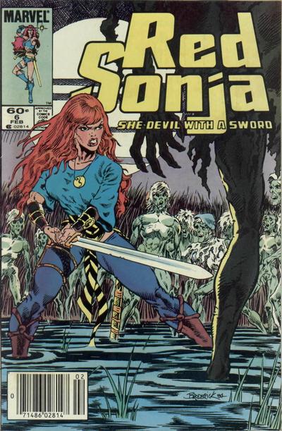 Cover for Red Sonja (Marvel, 1983 series) #6 [Newsstand]