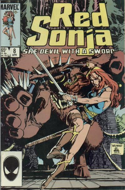 Cover for Red Sonja (Marvel, 1983 series) #8 [Direct]
