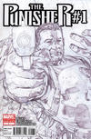 Cover Thumbnail for The Punisher (2011 series) #1 [2nd Printing Variant - Bryan Hitch Sketch Cover]