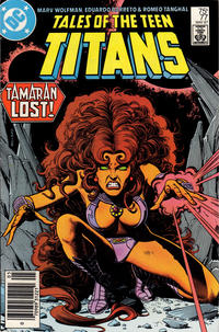Cover for Tales of the Teen Titans (DC, 1984 series) #77 [Newsstand]