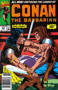 Cover for Conan the Barbarian (Marvel, 1970 series) #233 [Newsstand]