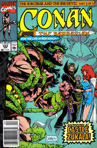 Cover for Conan the Barbarian (Marvel, 1970 series) #243 [Newsstand]