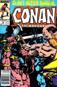 Cover for Conan Annual (Marvel, 1973 series) #12 [Newsstand]
