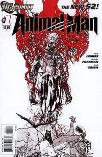 Cover Thumbnail for Animal Man (DC, 2011 series) #1 [Fourth Printing]