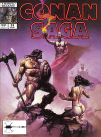 Cover Thumbnail for Conan Saga (Marvel, 1987 series) #28 [Direct]