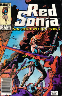 Cover Thumbnail for Red Sonja (Marvel, 1983 series) #3 [Newsstand]