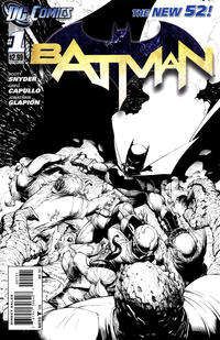Cover Thumbnail for Batman (DC, 2011 series) #1 [Greg Capullo Sketch Cover]