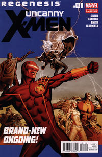 Cover Thumbnail for Uncanny X-Men (Marvel, 2012 series) #1 [Second Printing Variant Cover]