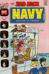Cover Thumbnail for Sad Sack Navy, Gobs 'n' Gals (Harvey, 1972 series) #8