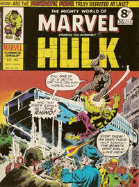Cover for The Mighty World of Marvel (Marvel UK, 1972 series) #155